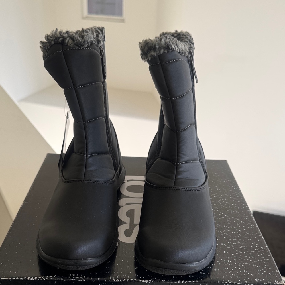 Totes - waterproof - Black Winter Boots
